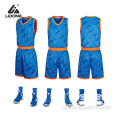 Nieuwe stijl basketbal jersey camouflage basketbalvest set